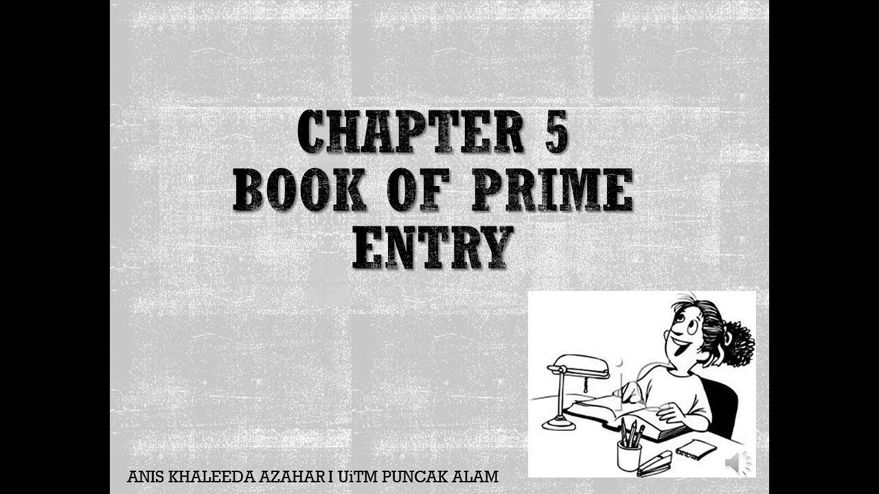 Chapter 5 Books of Prime Entry (Part 1)
