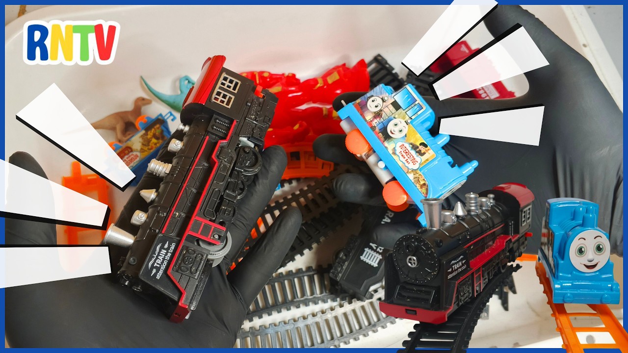 Exciting Adventure! Assemble Thomas the Train and Play with the Transport Train
