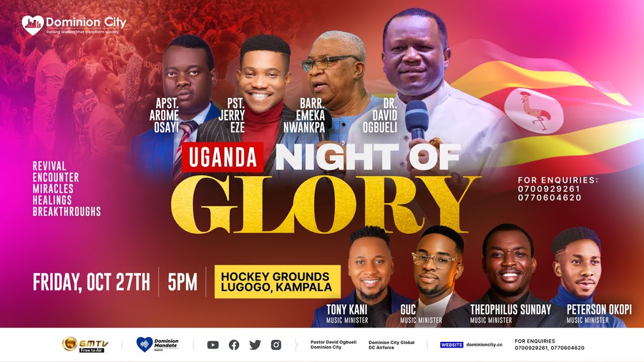 UGANDA NIGHT OF GLORY  LIVE | WITH DR DAVID OGBUELI | 27-10-2023 #pastordavidogbueli @Ministerguc