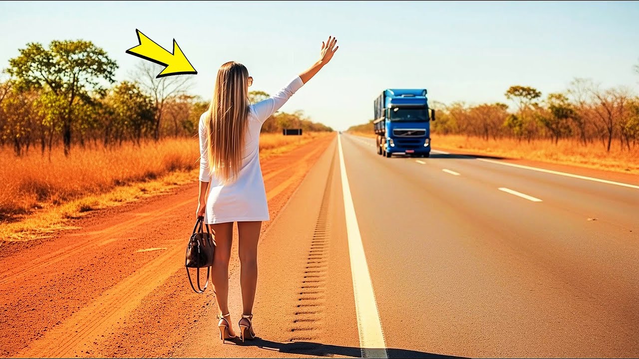 CAMINHONEIRO CASADO DEU CARONA PARA JOVEM MODELO MILIONÁRIA... E OS DOIS SE APAIXONARAM!
