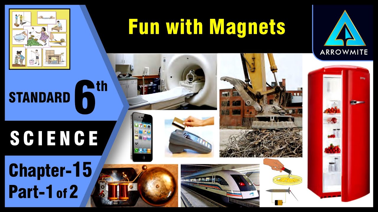 Fun with Magnets | Std 6 | Science | Chapter 15 | Part 1/2 | Maharashtra Board