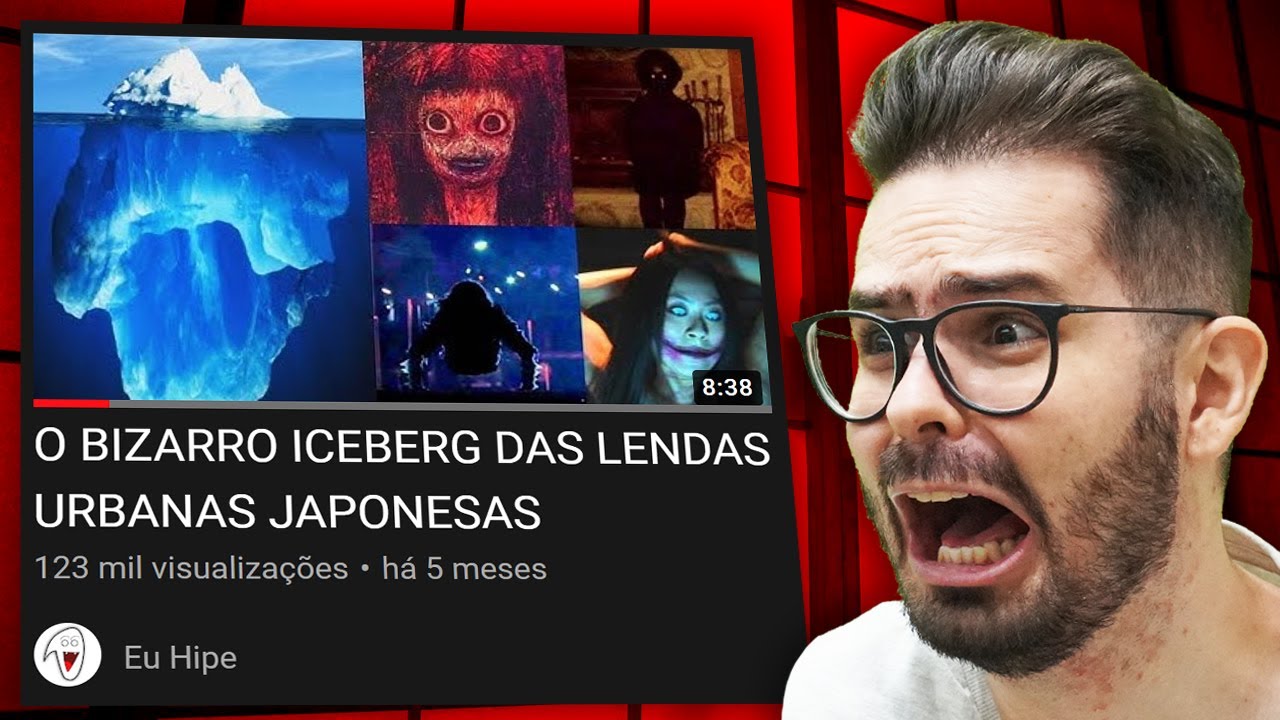 Pai Troll reagindo AO BIZARRO ICEBERG DAS LENDAS URBANAS JAPONESAS