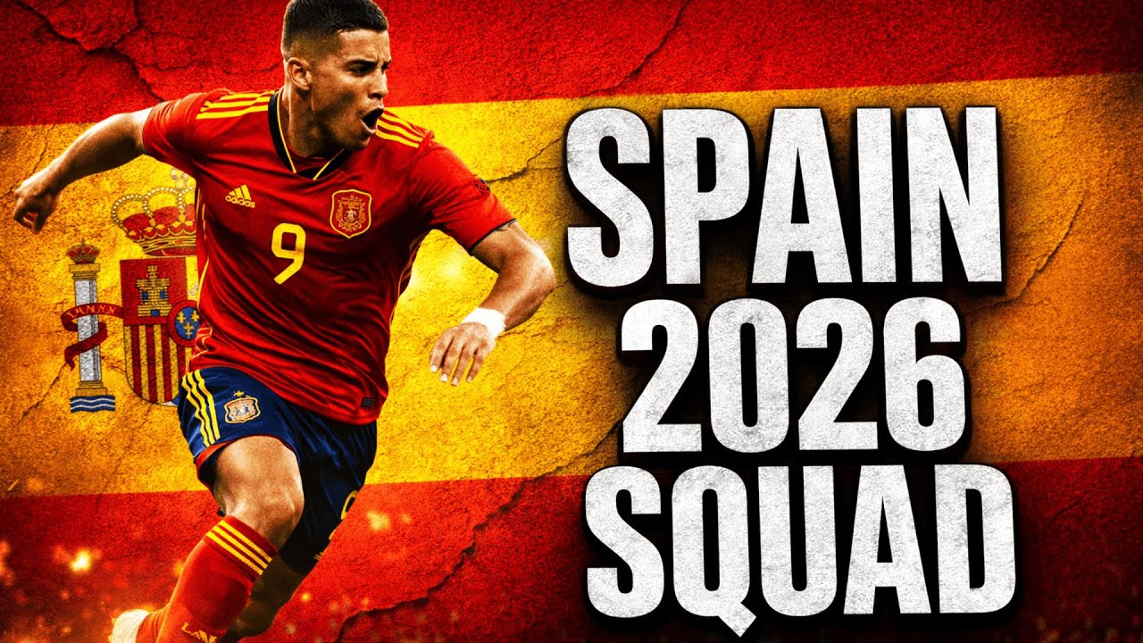 Spain’s Final 23-Man Squad for World Cup 2026 (Prediction)