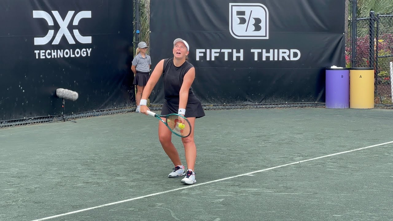 Jelena Ostapenko 4K Court Level (2025 Charleston Open)