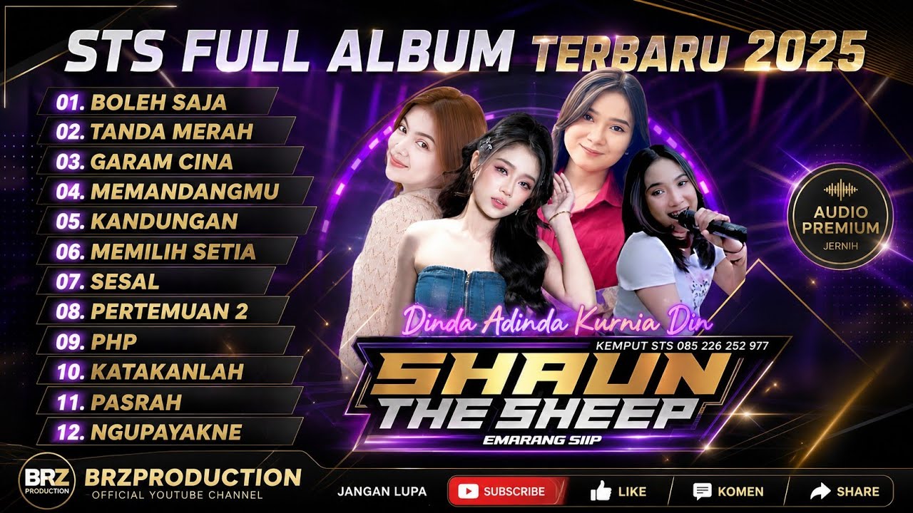 BOLEH SAJA Din annesia GARAM CINA - STS Full Album Terbaru 2025 🎤 Dinda Teratu, Adinda, Kurnia Rahma