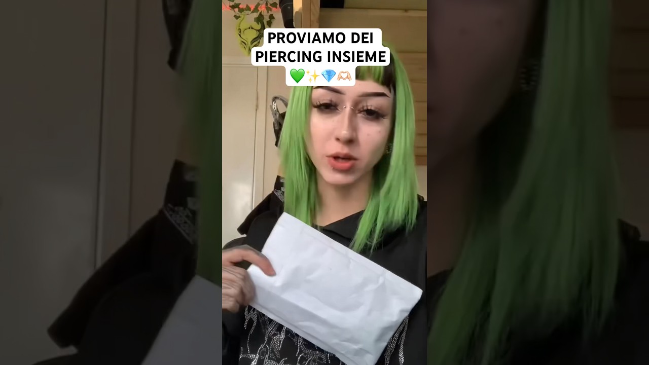 PROVIAMO DEI PIERCING PER L&rsquo;OMBELICO 💚🫶🏻💎