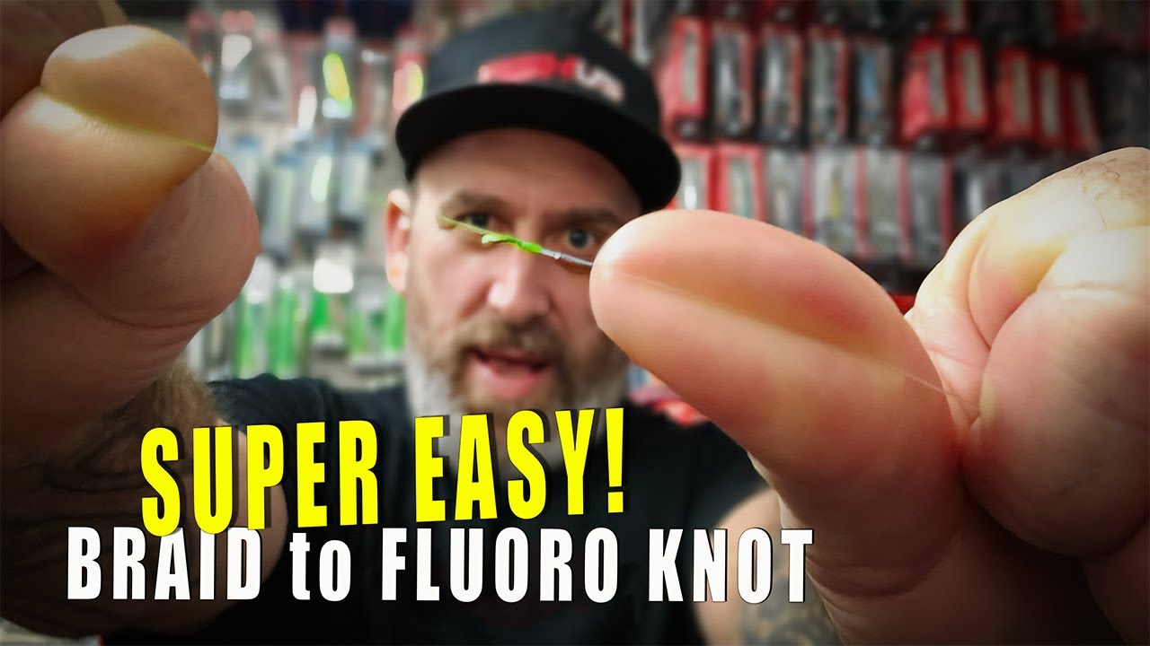 EASIEST Braid to Fluorocarbon Knot EVER! | Alberto Knot