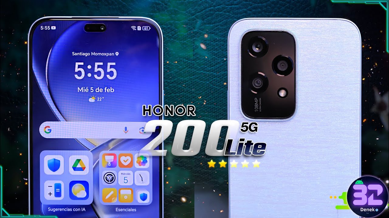 HONOR 200 Lite Review Completa | Por $200.¿Vale la Pena?