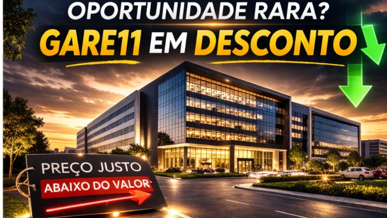 GARE11 com Forte Desconto: Hora de Comprar Esse FII de Tijolo Base 10?
