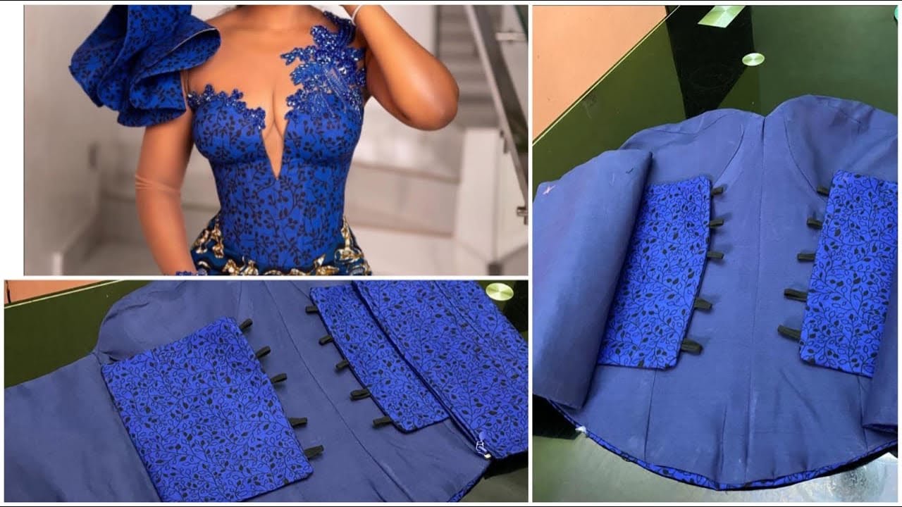 HOW TO CUT AND SEW INBUILT CORSET TOP