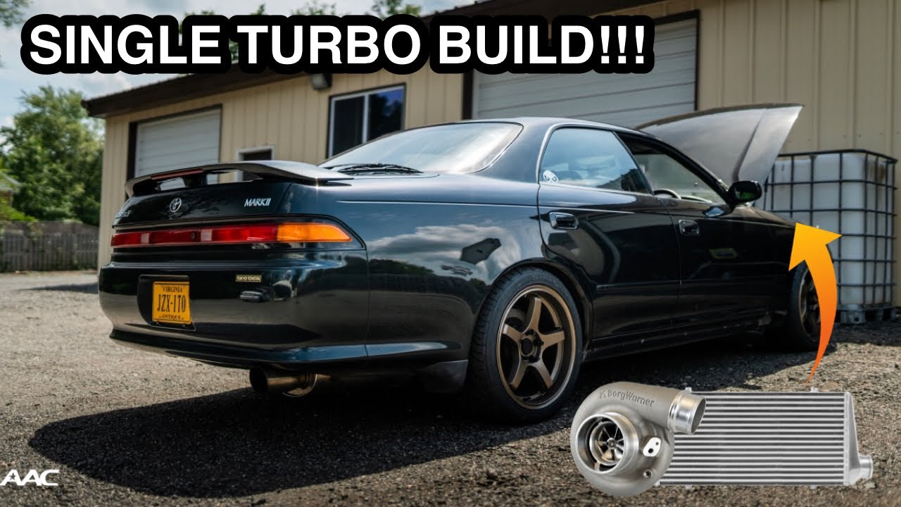 JZX90 Mark II 1JZ BIG TURBO INSTALL!!! [Part 1]