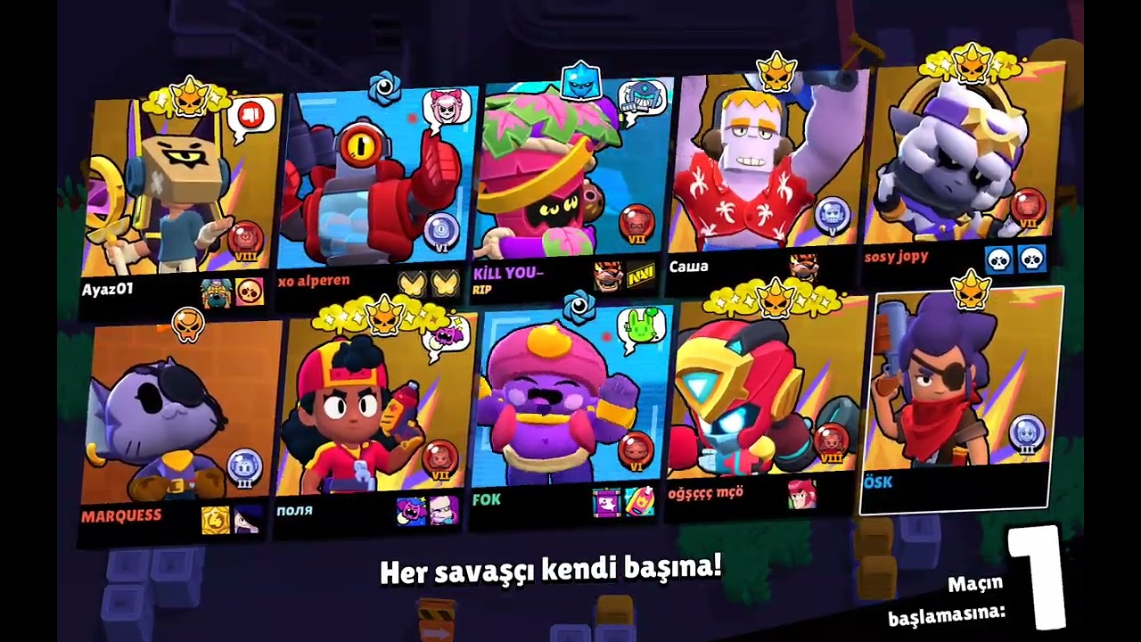 100 ABONE ÖZEL ABLAMLA BİRLİKTE BRAWL STARS !