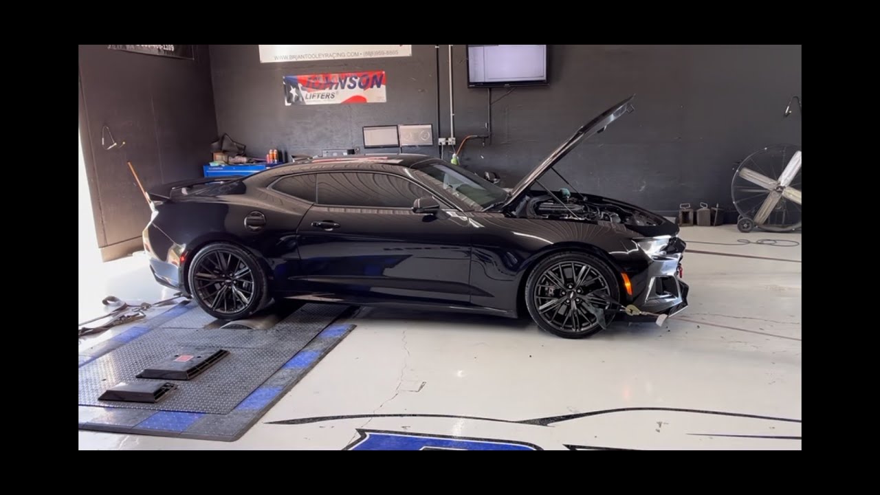 Stock Camaro ZL1 Dyno before the BTR 2 cam install