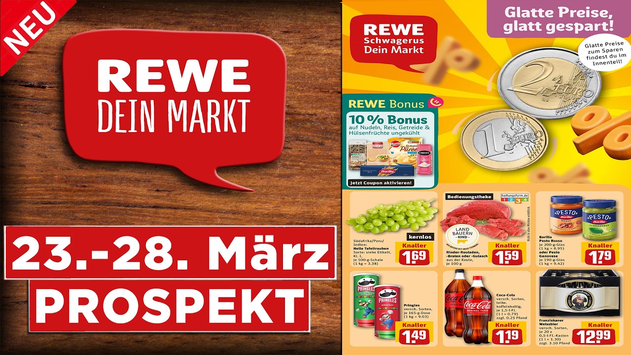 REWE Werbung Prospekt | Gültig von 23.03.2026