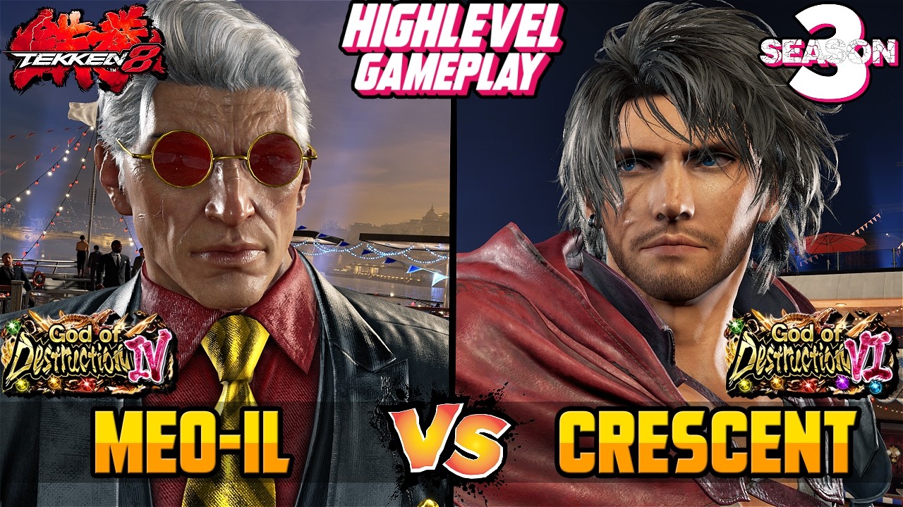 Tekken 8 &ndash; CRESCENT (Clive) vs MEO-IL (Victor) &ndash; T8 Season 3 High Level Gameplay