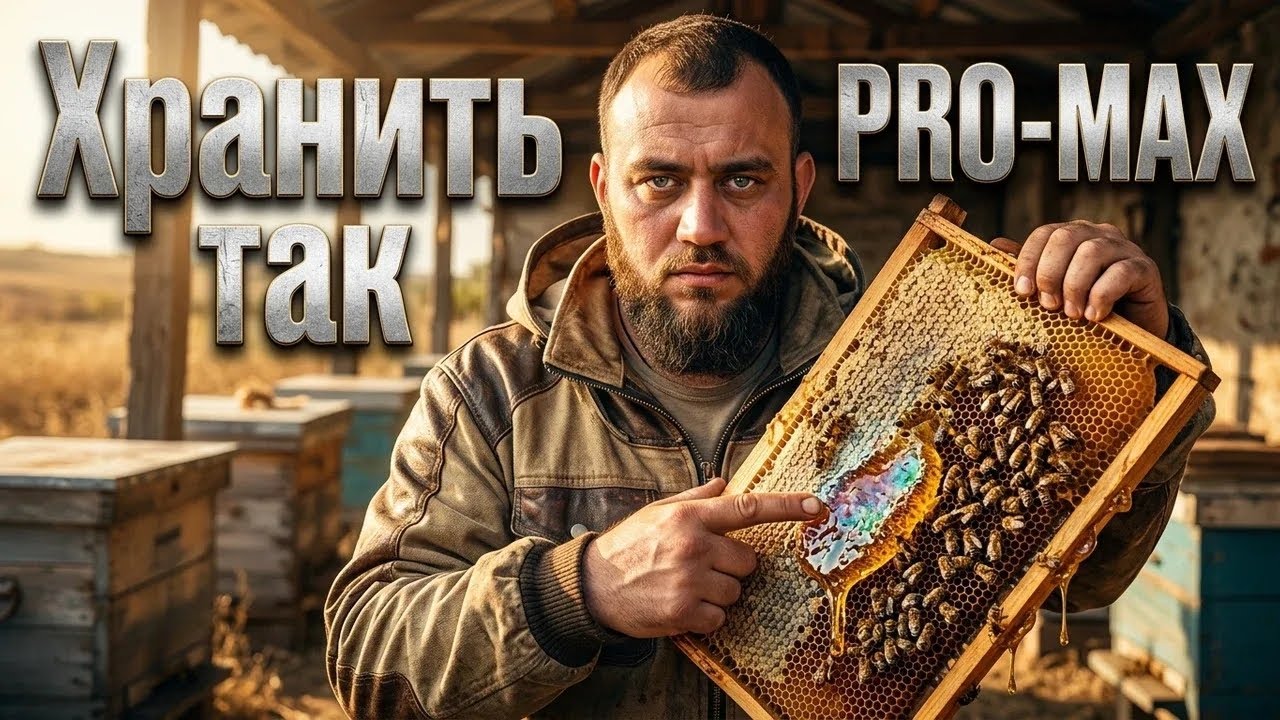 Удобная система хранения и использования пчелиных рамок. 