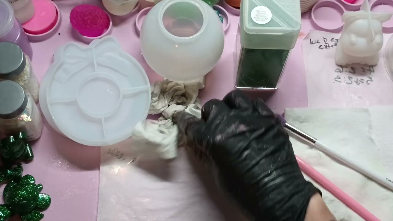 27 ❀ Снежный шар «Ангел» из смолы!!