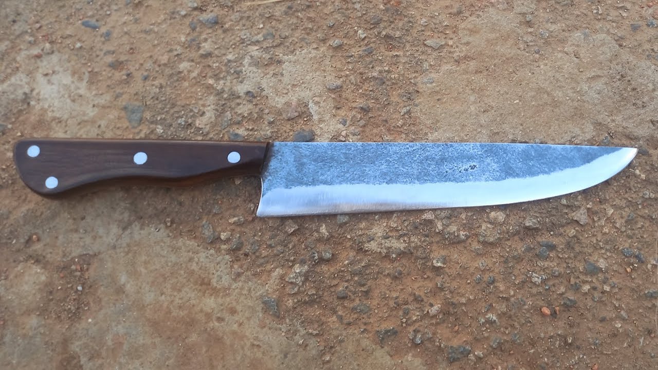 Faca Bruta Artesanal Áço Carbono 3mm disco de arado estilo picanheira  cuchillo hecho a mano