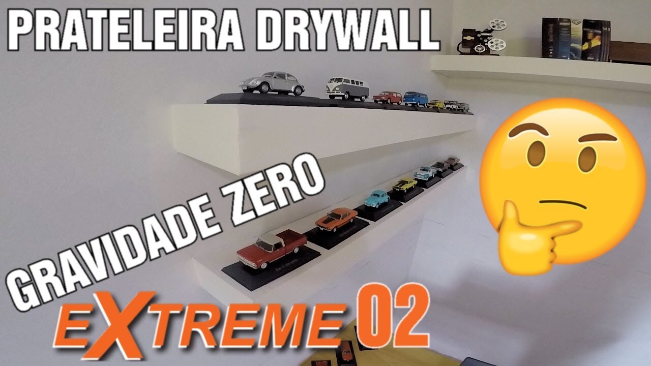 Como Fazer Estante Prateleira Drywall GRAVIDADE ZERO Passo a Passo