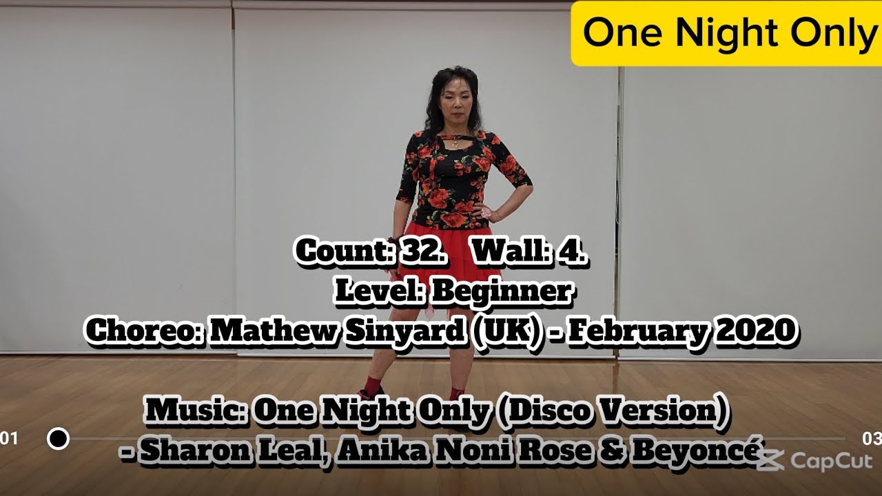One Night Only 라인댄스