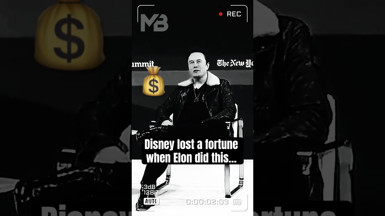 Disney lost almost $200bn when Elon Musk did this!