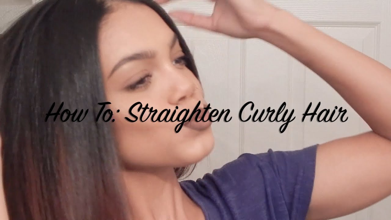 How To: Straighten Curly Hair