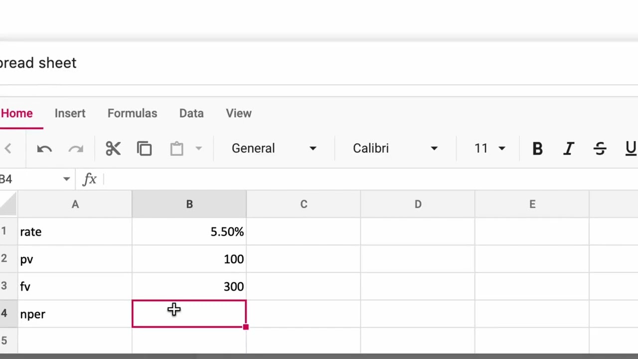 Calculating the Number of Periods