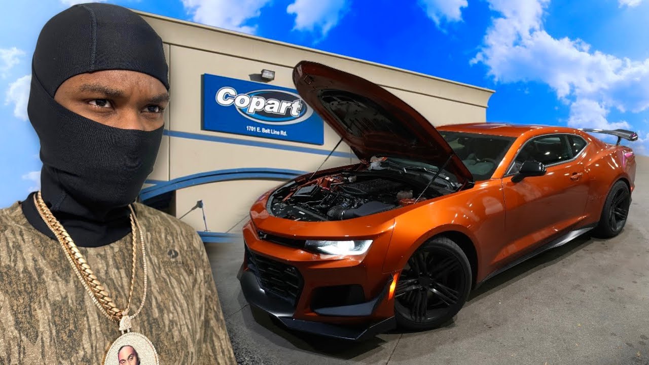 Я КУПИЛ украденный CAMARO ZL1 1LE НА COPART...
