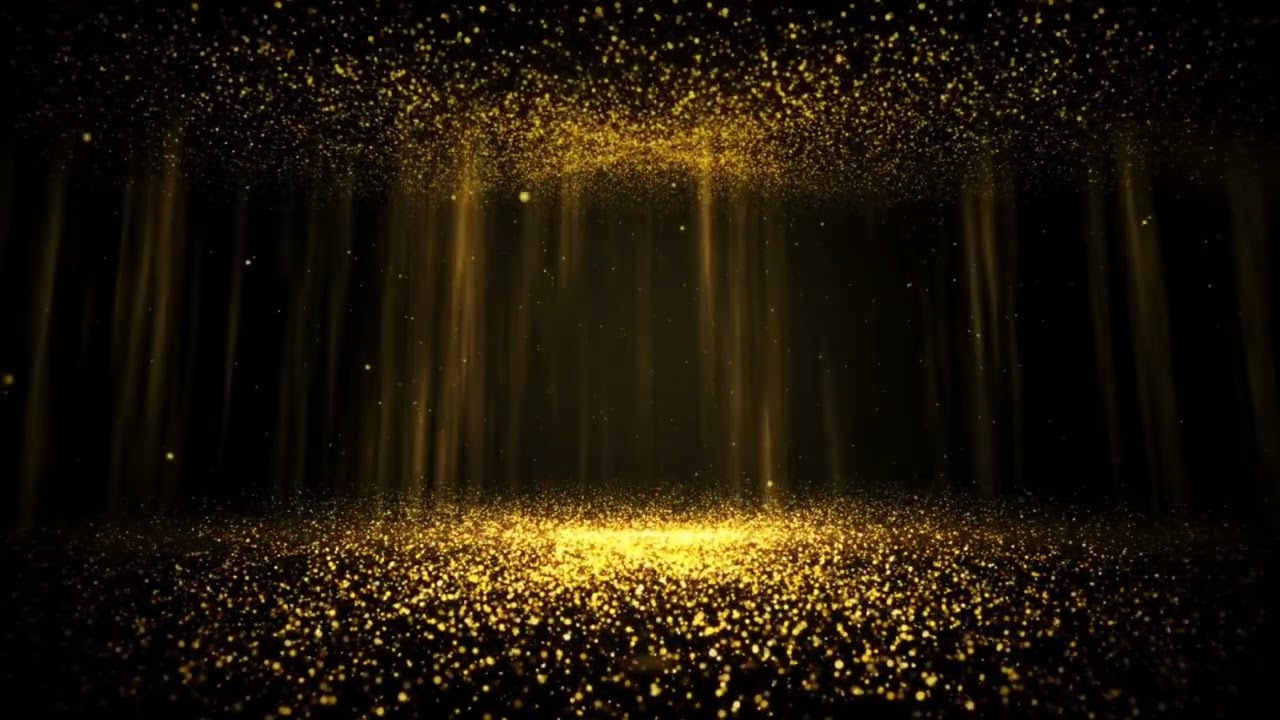 Gold particles dust Background | HD 4K | background loop | Animation | Motion | Effects | Cheizme