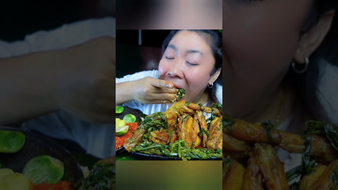 gulai pakis ayam asap ,full videonya di youtube dinart tomboy‼️