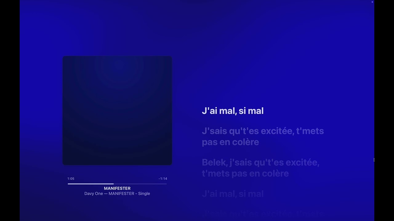 Davy One - MANIFESTER (Paroles)