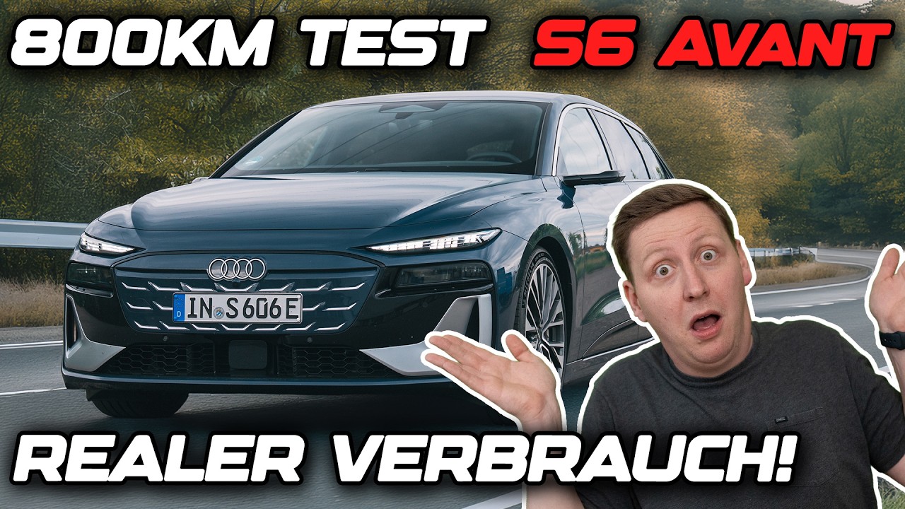 2025 Audi S6 etron Avant | ECHTER Verbrauchstest auf der Langstrecke!