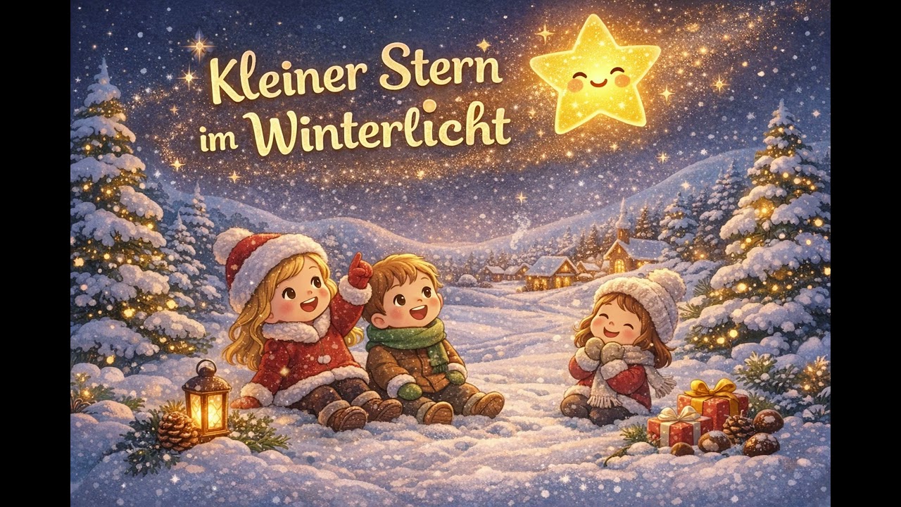 ⭐ Kleiner Stern im Winterlicht ❄️✨ | Ruhiges Winter- & Weihnachtslied für Kinder