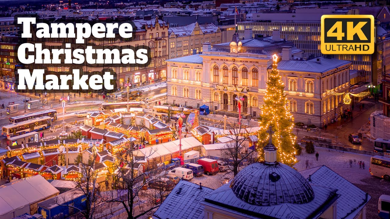 Рождественская ярмарка в Тампере 🎄 Ночная пешеходная экскурсия по Финляндии