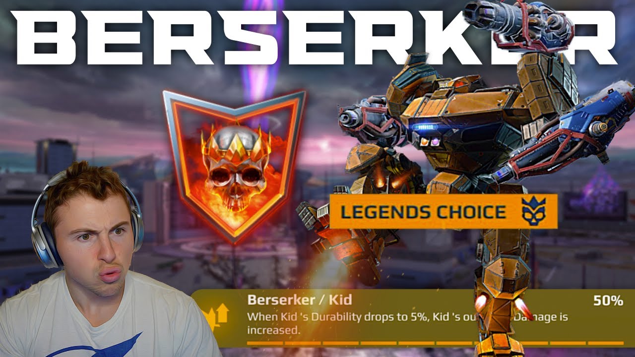 First Ever BERSERKER Kid... It's Actually Meta Worthy - 1.2 Million HP Tank Mode | War Robots