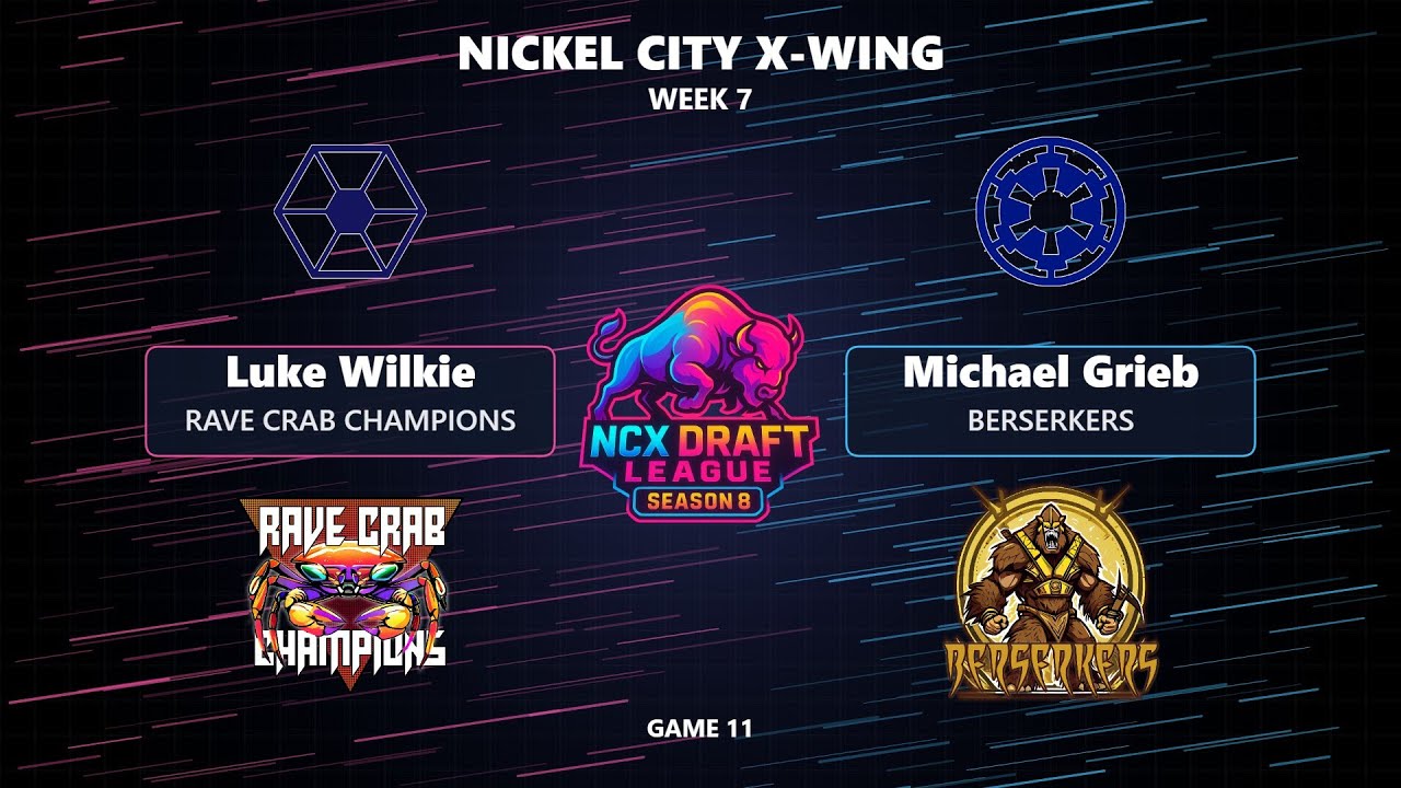 NCX Draft League, Season 8, Week 7: Lu (Rave Crab Champions) vs Michael (Berserkers)