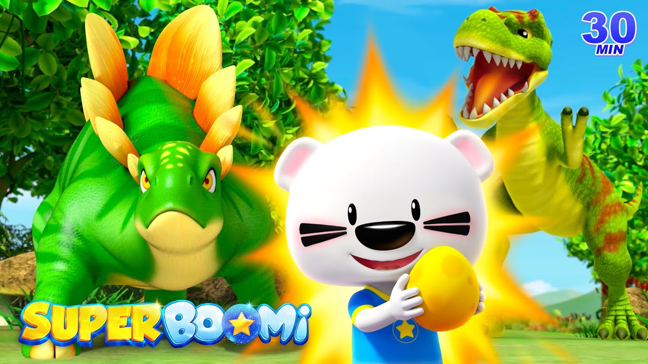 Dinosaur World Adventures! 🦖 | Roaring Fun for Kids | Kids Cartoons Compilation | Super BOOMi