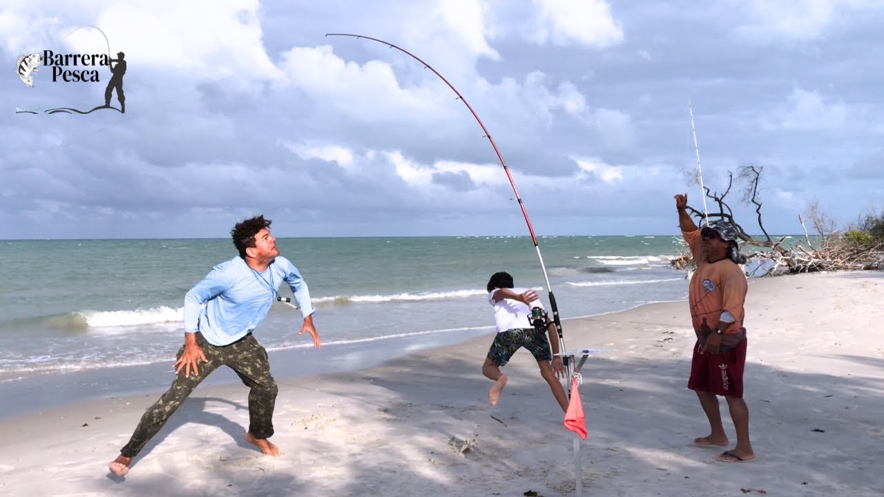Achamos os Pampos Galhudos na Pesca de Praia em Ilha de Itamaracá-PE