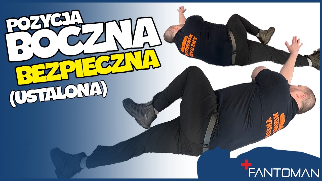 Pozycja boczna bezpieczna – prawidłowe ułożenie osoby nieprzytomnej (krok po kroku)