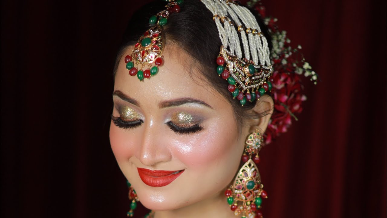 MUSLIM BRIDAL MAKEUP TUTORIAL STET BY STEP|| makeup done by Mish || ✨🌸