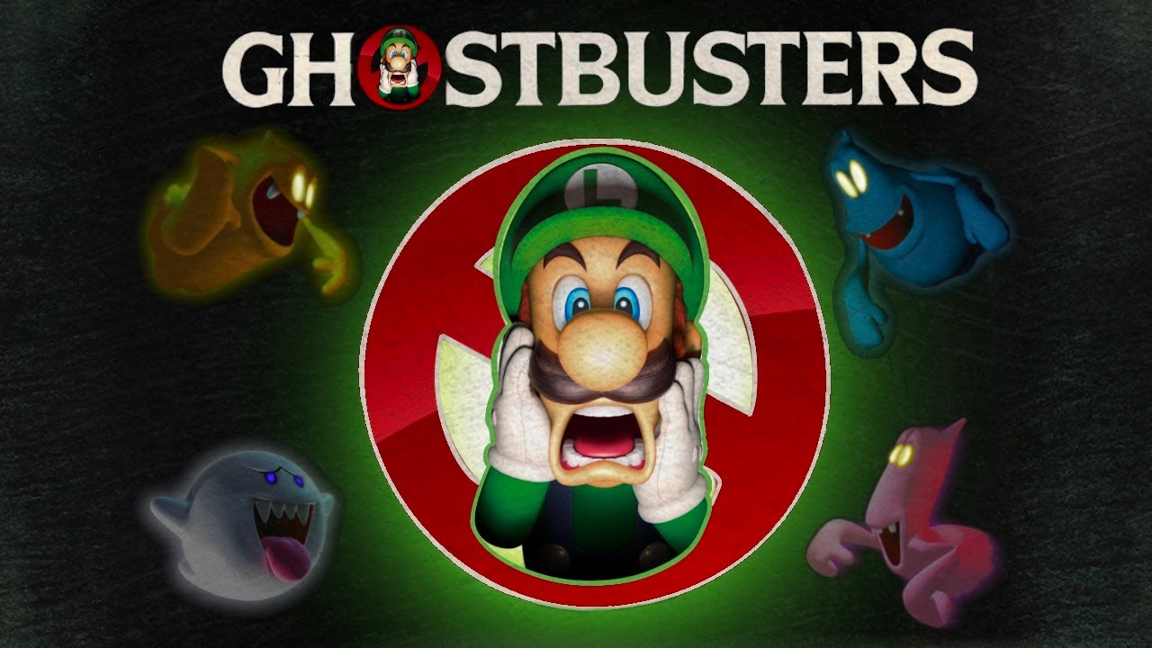 Luigi's Mansion -  GHOSTBUSTERS -  Luigi Sings [ Music Video ]