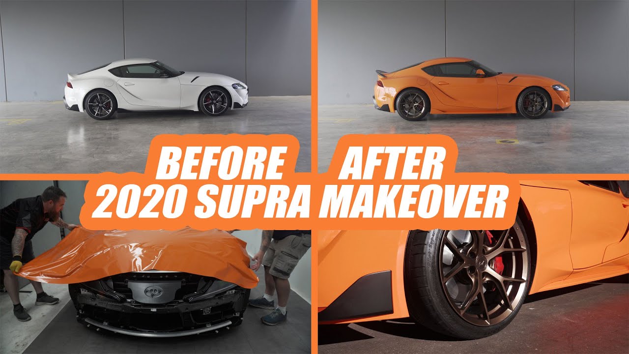 2020 Supra Makeover  - From Fridge White to Fast and Furious Orange