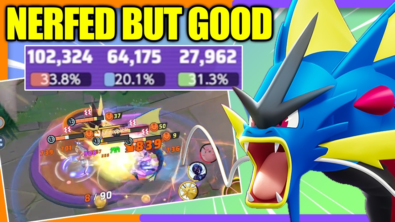 Mega Gyarados Still A Challenge For ATTACKERS | POKEMON UNITE
