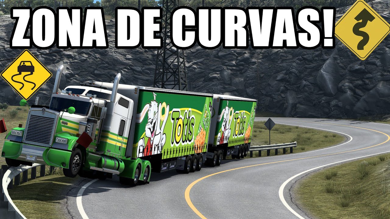 DOBLE Trailer Kenworth W900 de TOTIS Ruta De La Sierra American Truck Simulator