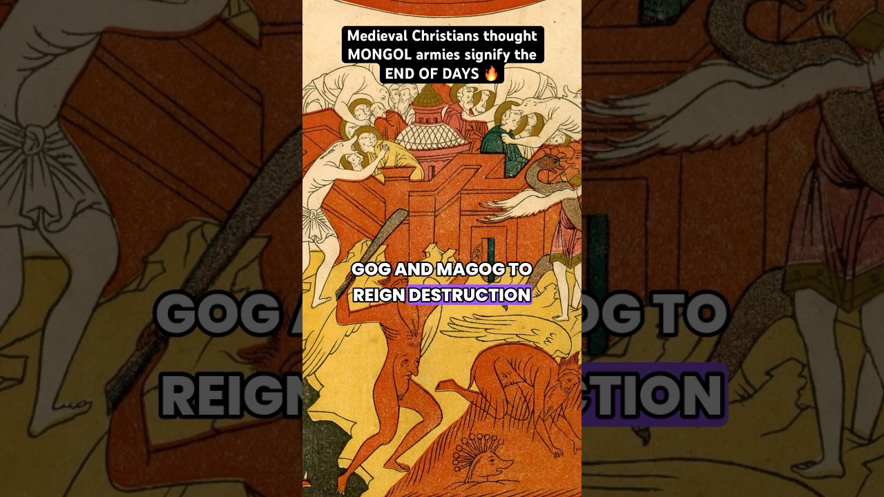 Medieval Christians thought Mongol armies signify the apocalypse #medieval #mongolempire #history