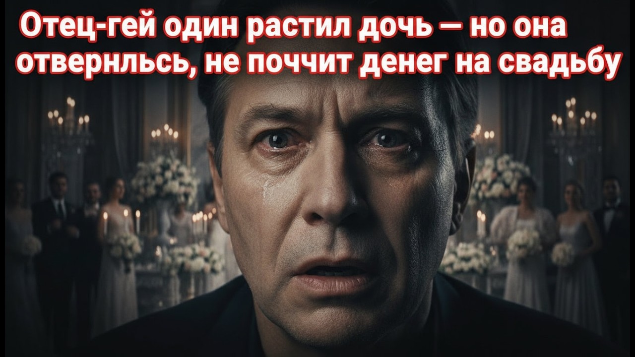 Отец-гей один растил дочь — но она отвернулась, не получив денег на свадьбу