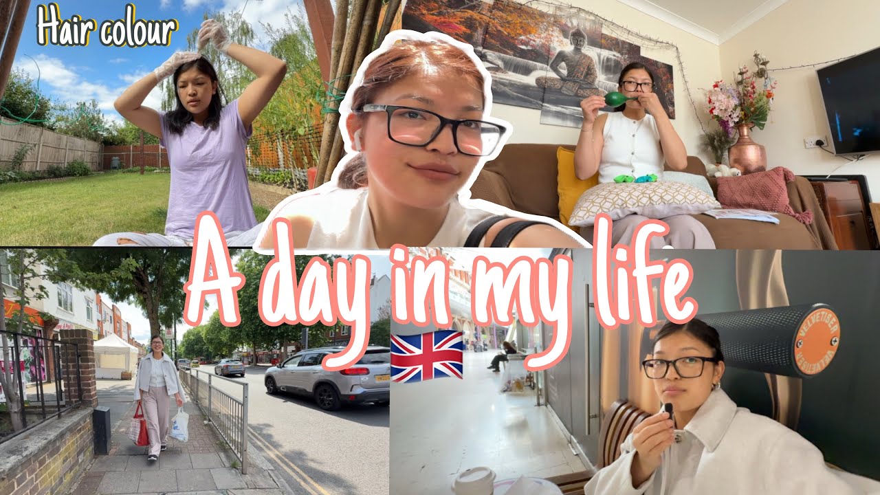 A day in my life || I coloured my hair again || Nepali vlog || Mina pun Magar