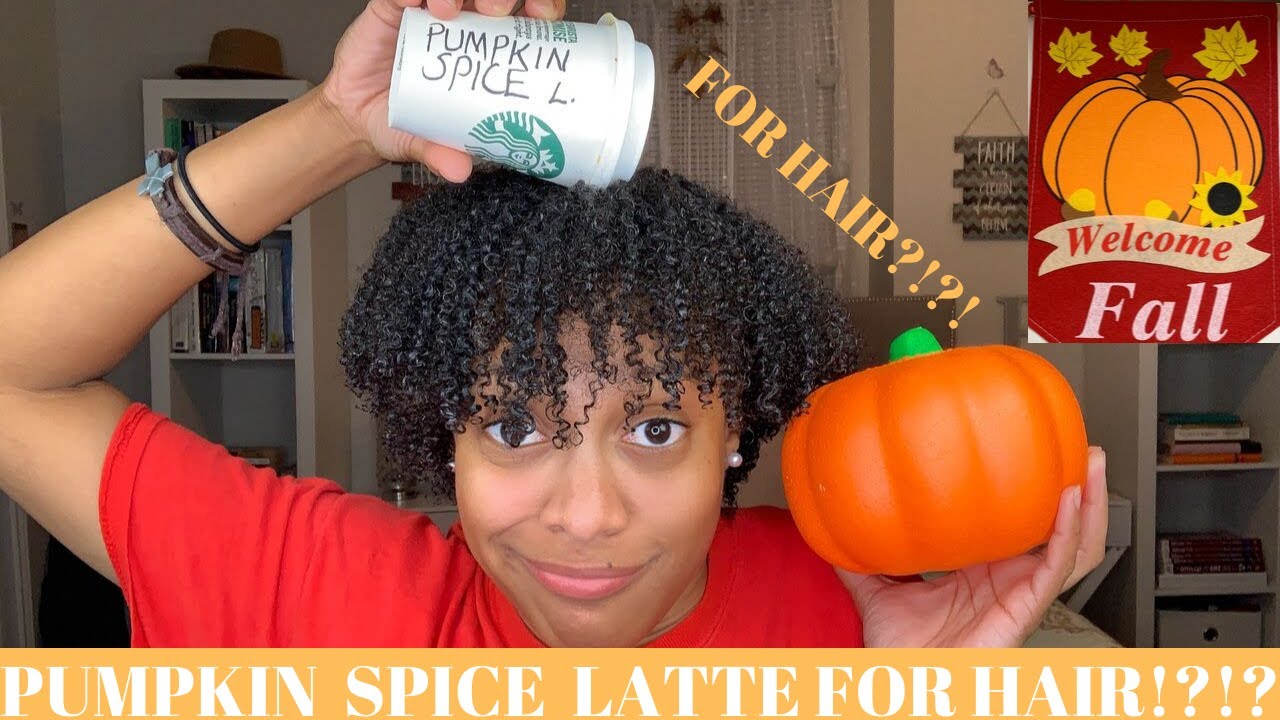 PUMPKIN SPICE LATTE HAIR SMOOTHIE | DIY HAIR SMOOTHIE FOR TYPE 4 HAIR