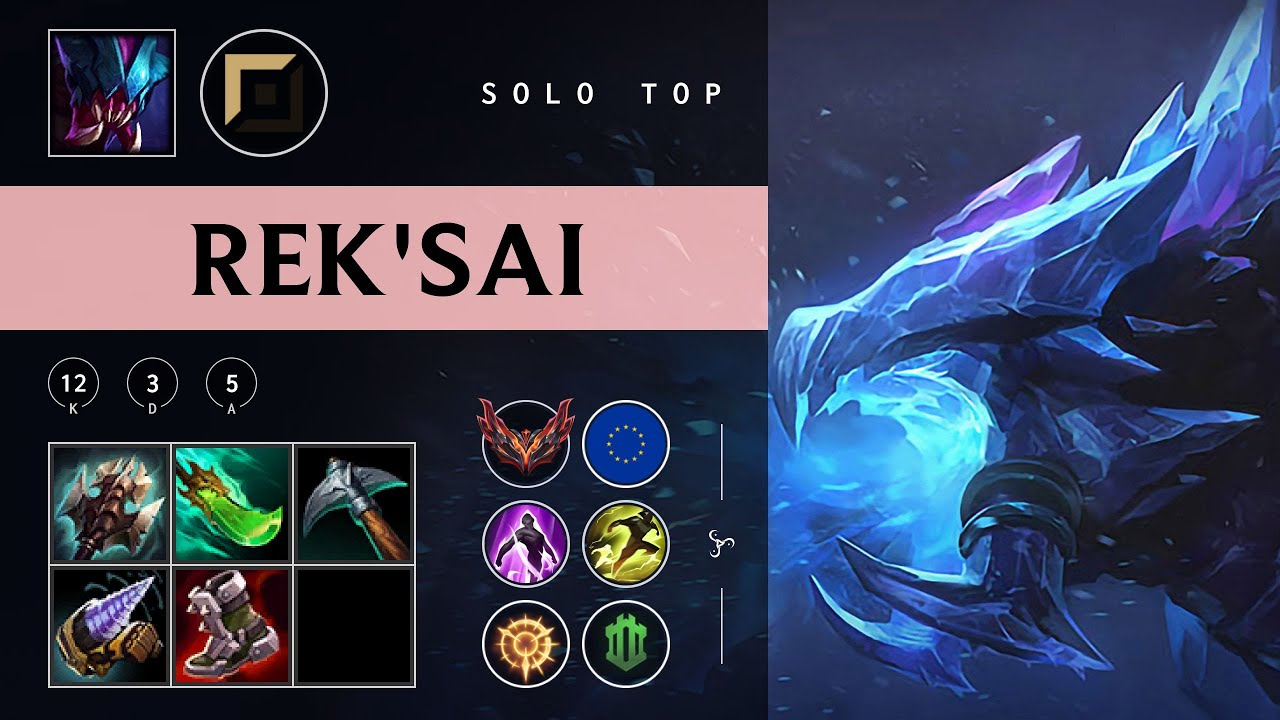 Rek'Sai Top vs Poppy - EUW Grandmaster Patch 25.24