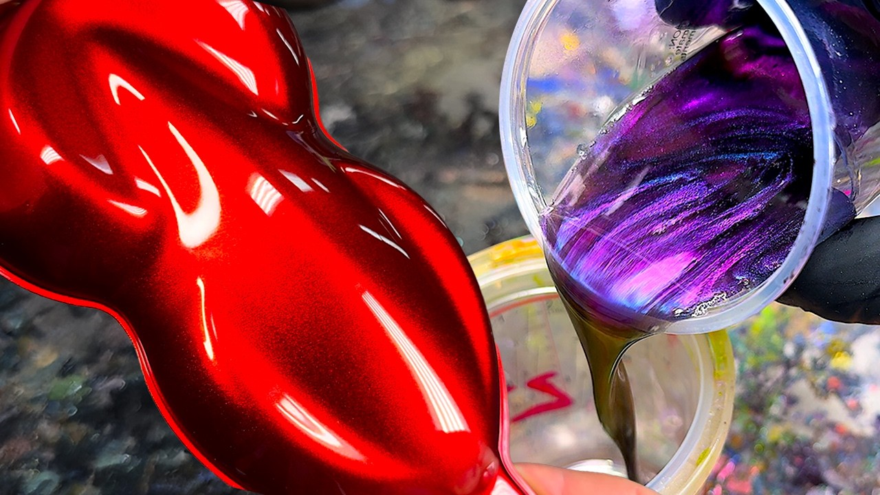Мы нанесли краску Candy Paint наоборот&hellip;
